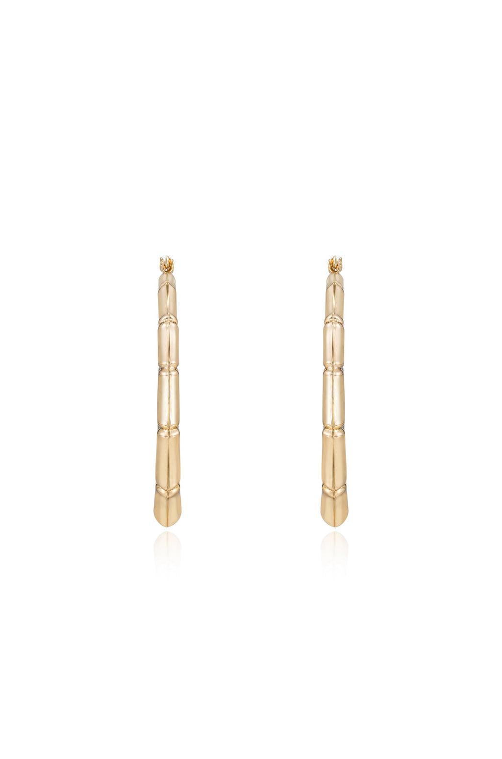 Bamboo Hoop Earrings