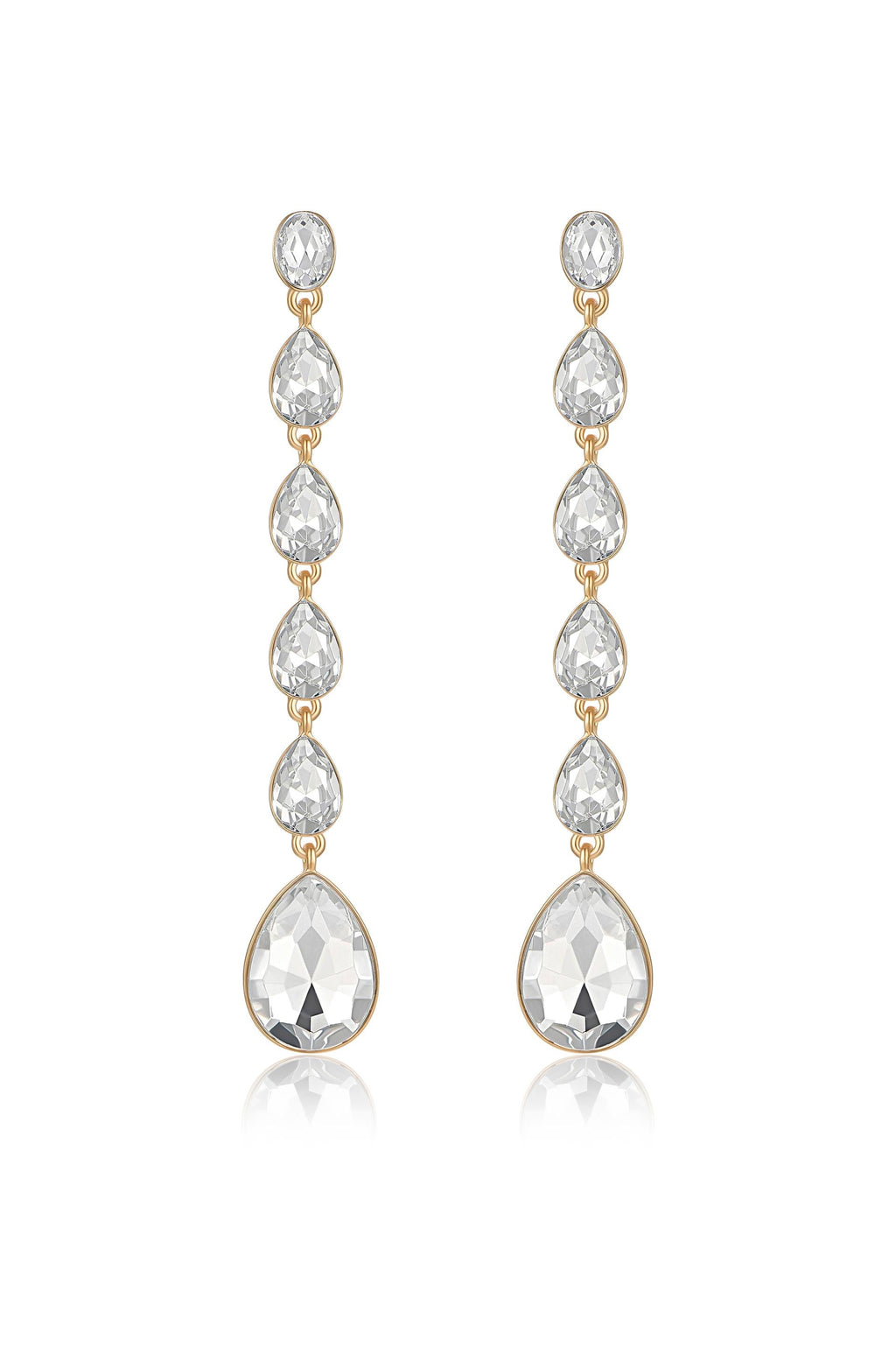 Crystallized Drop Earrings