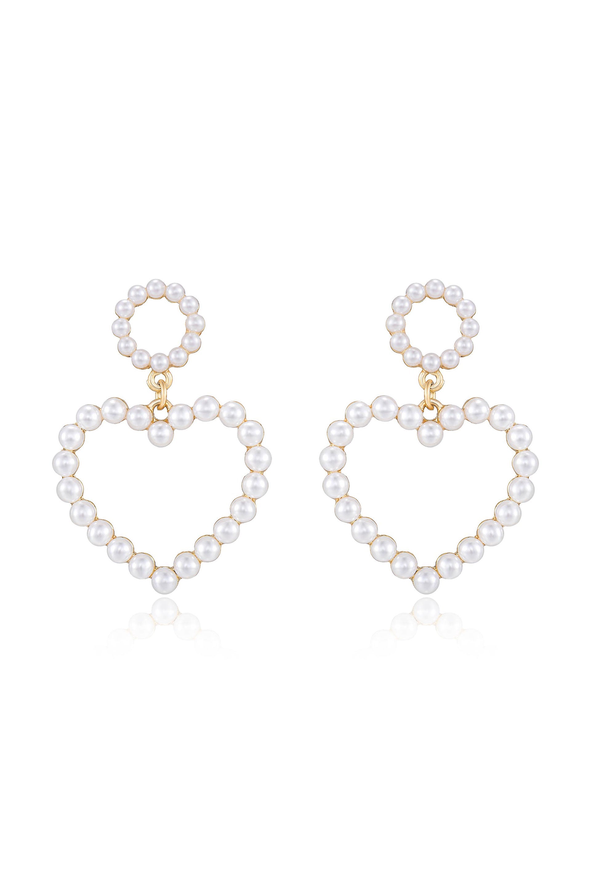 Loving Pearl Heart & Earrings
