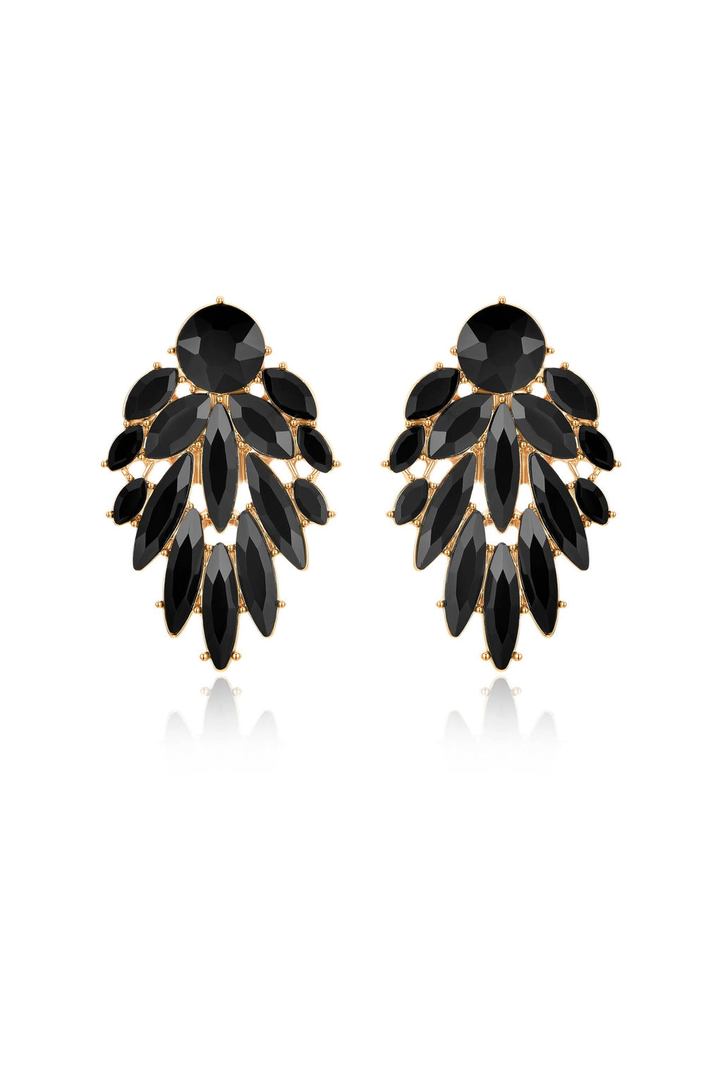 Cry Me A River Earrings in black