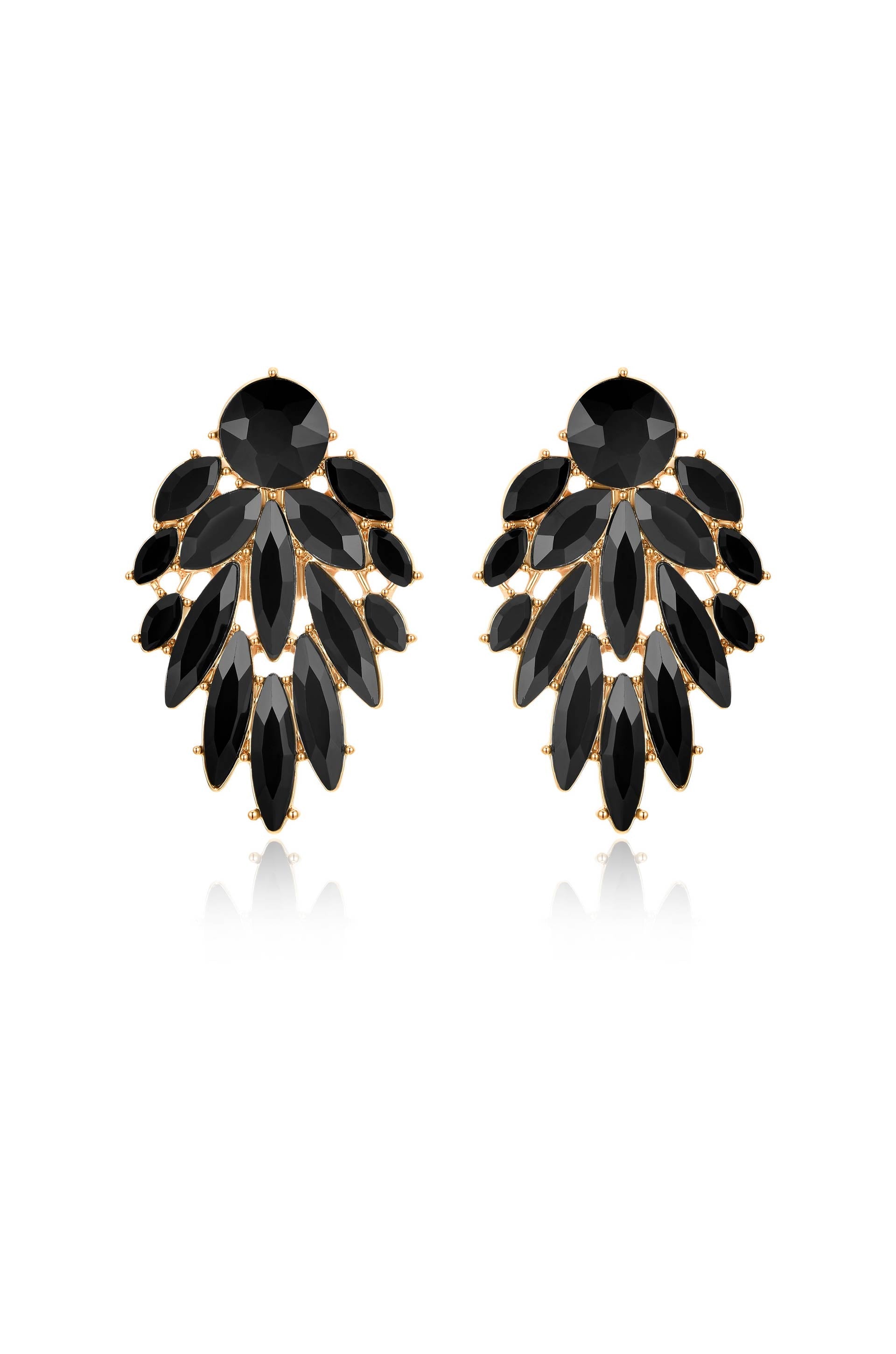 Cry Me A River Earrings in black