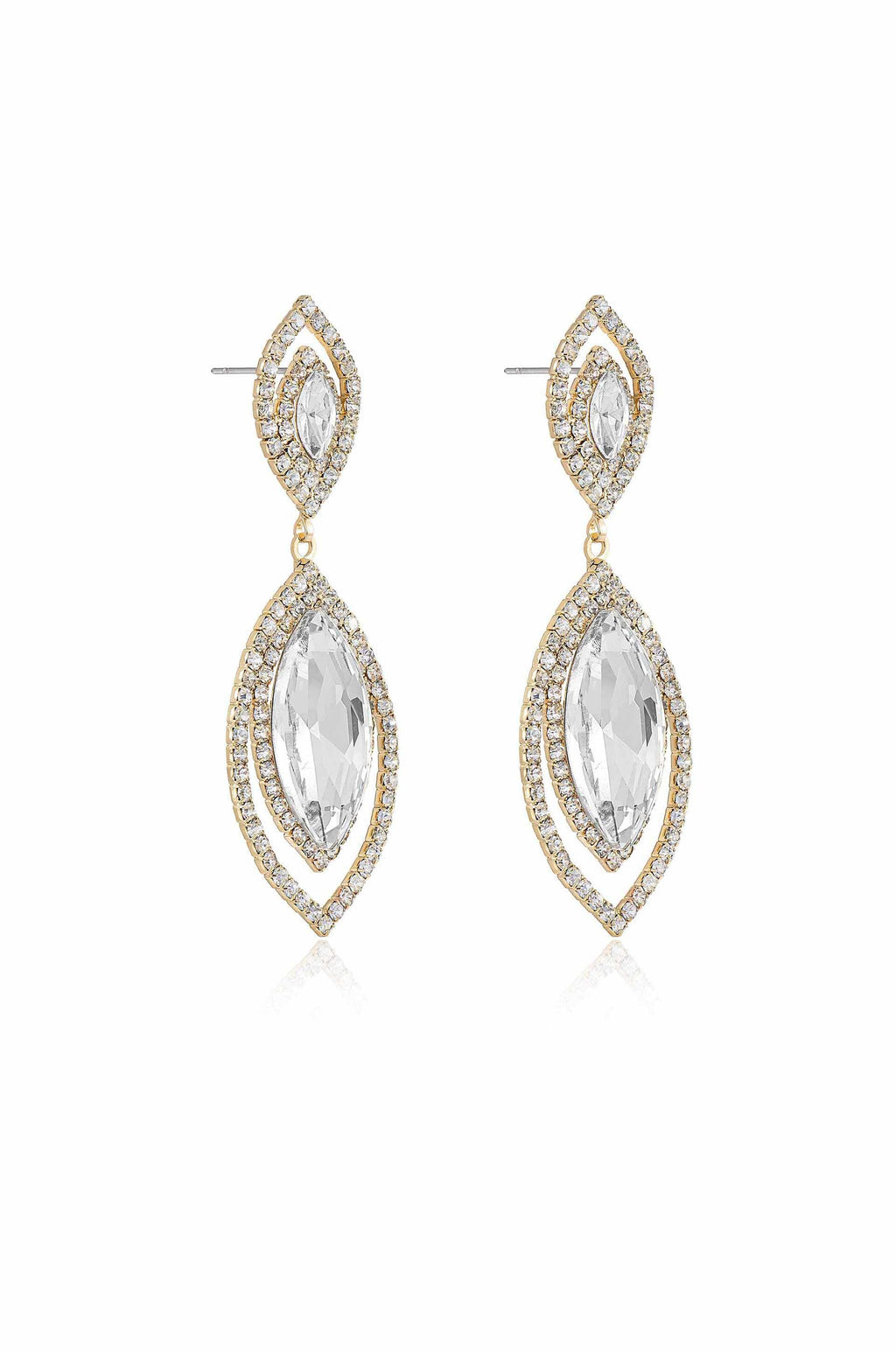 Timeless Crystal Dangle Earrings