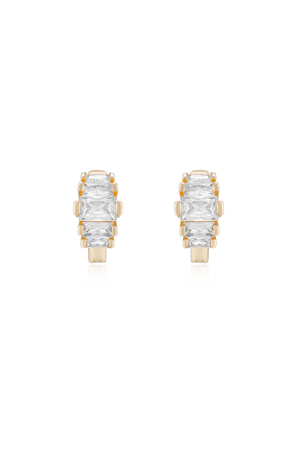 Diamond Shine Mini Hoop Earrings