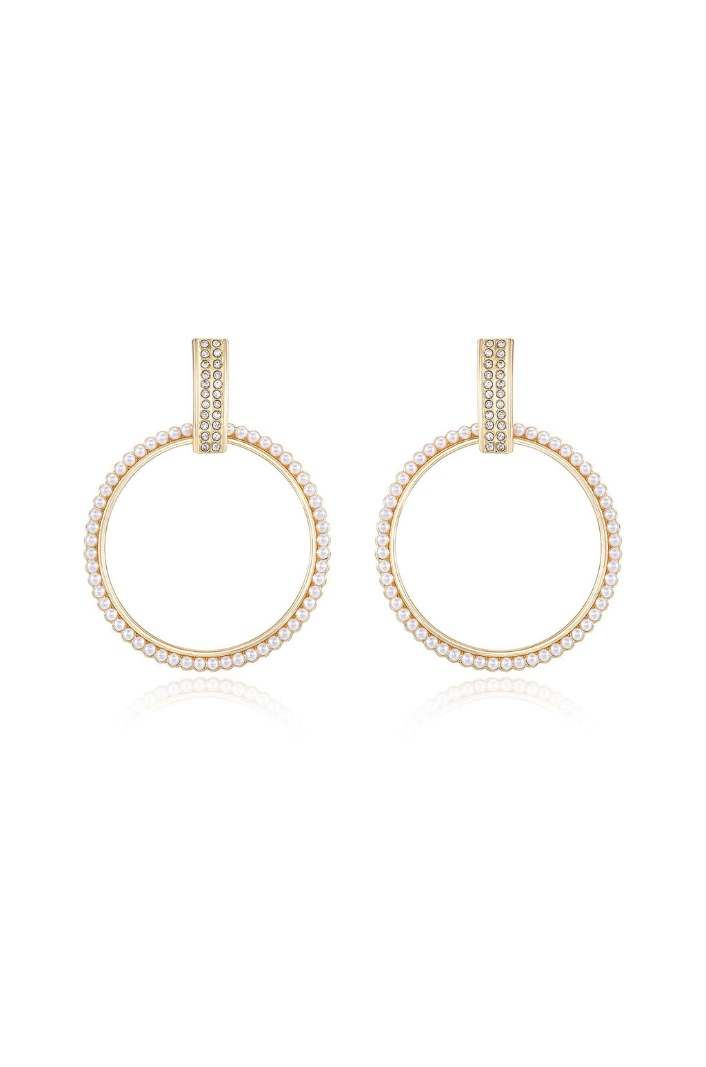 Classic Crystal Round Earrings