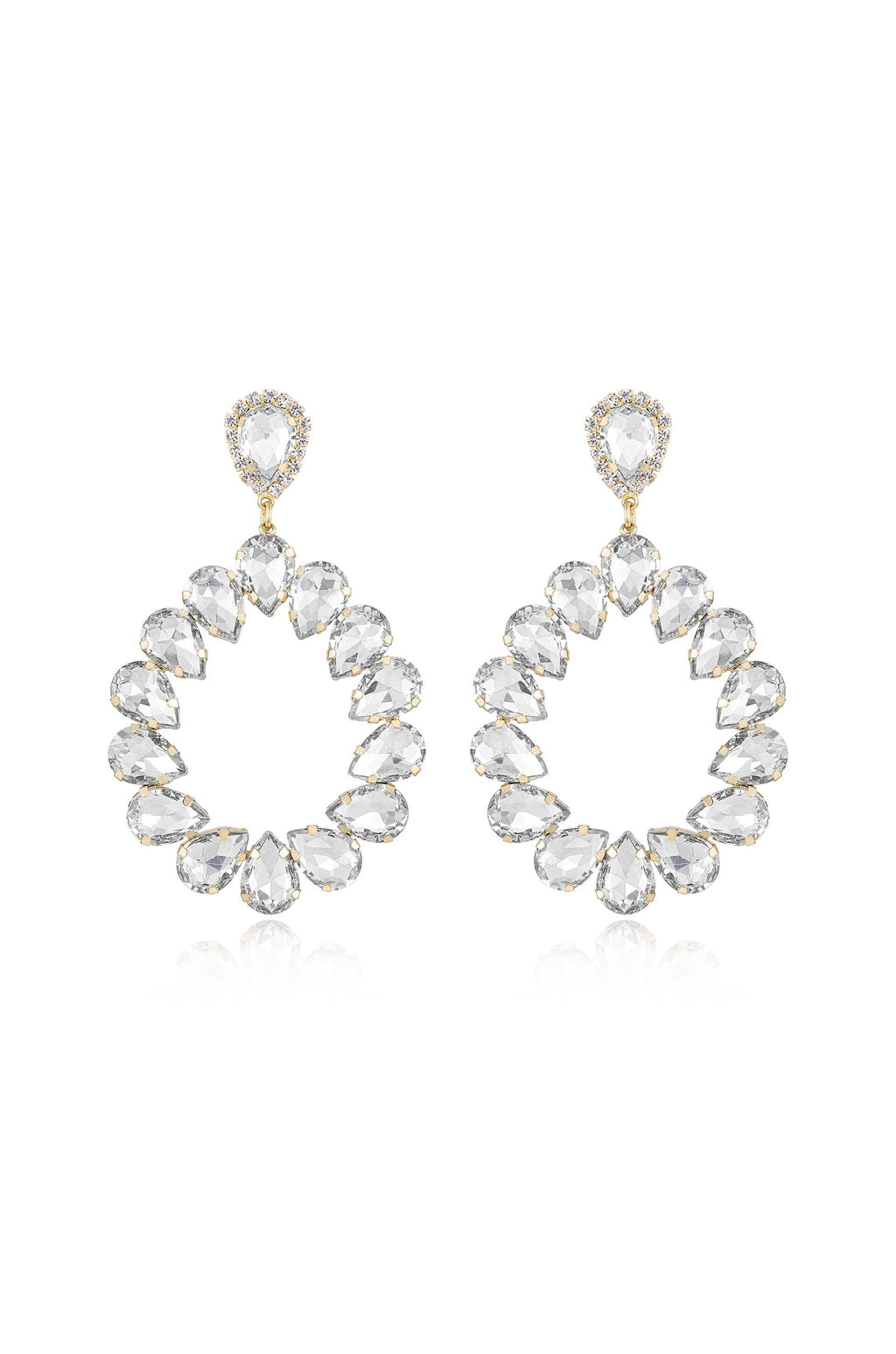 Ring It In Crystal Earrings