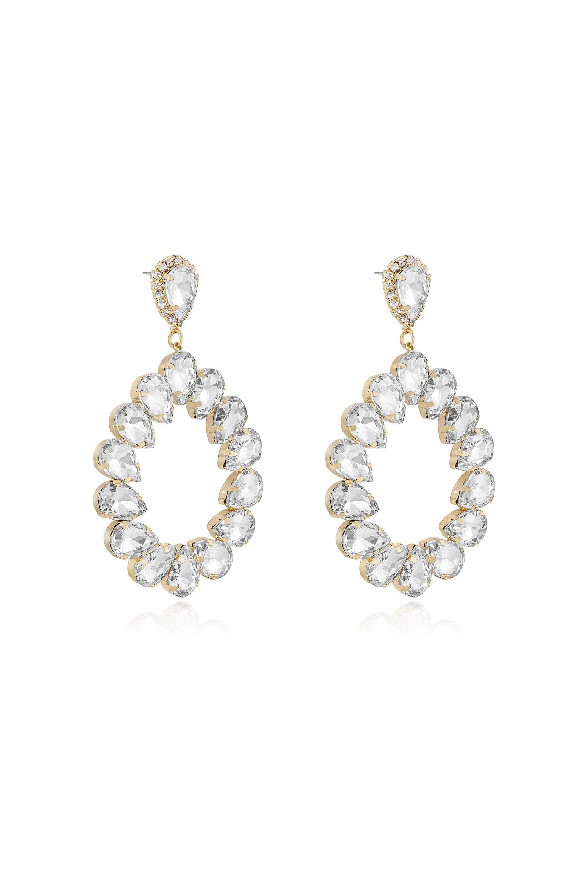 Ring It In Crystal Earrings