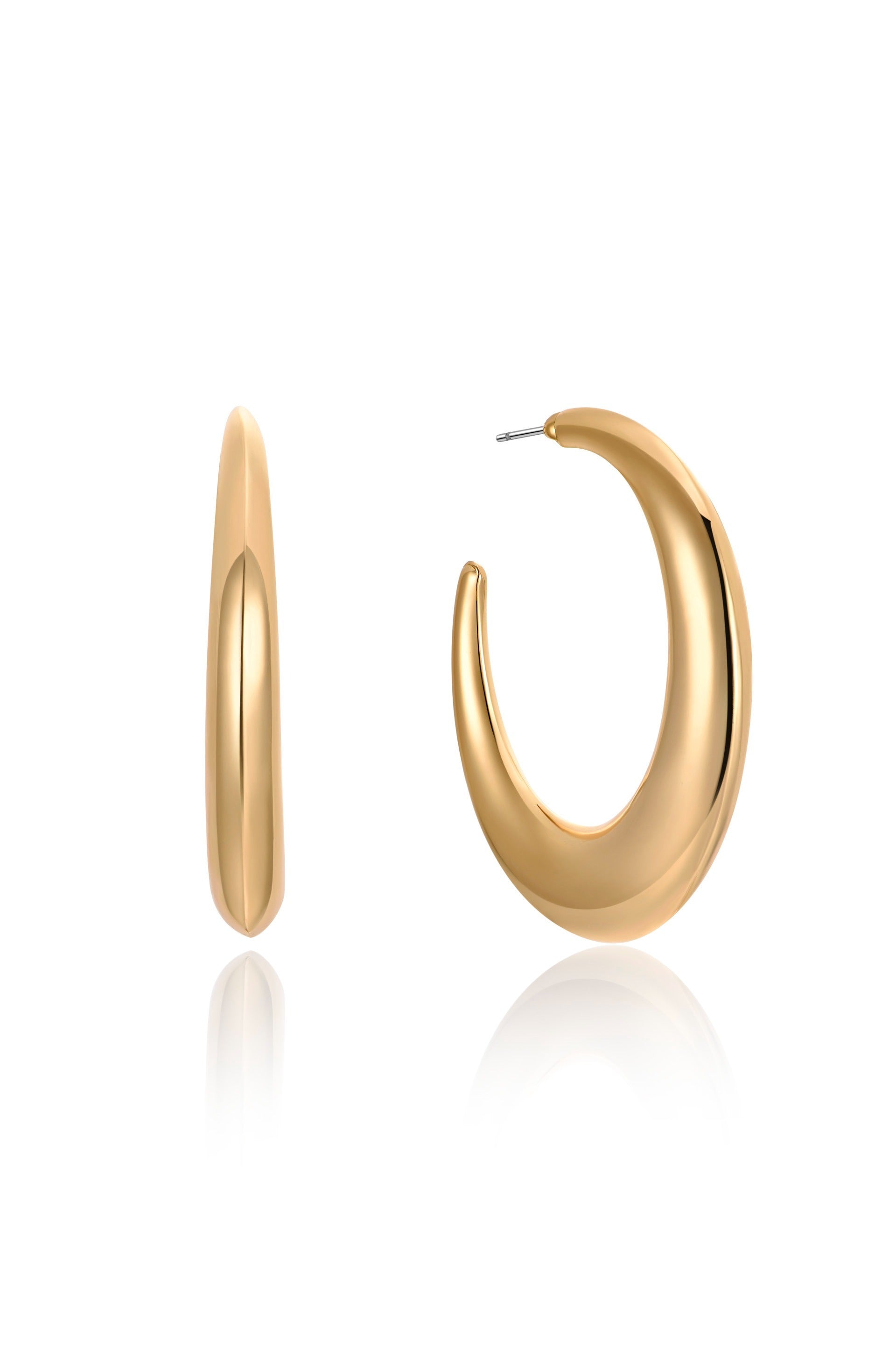 The Essential Hoop Earring 18k Gold Plated