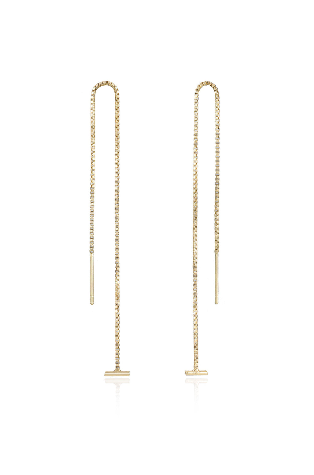 Single Chain Threader Earrings