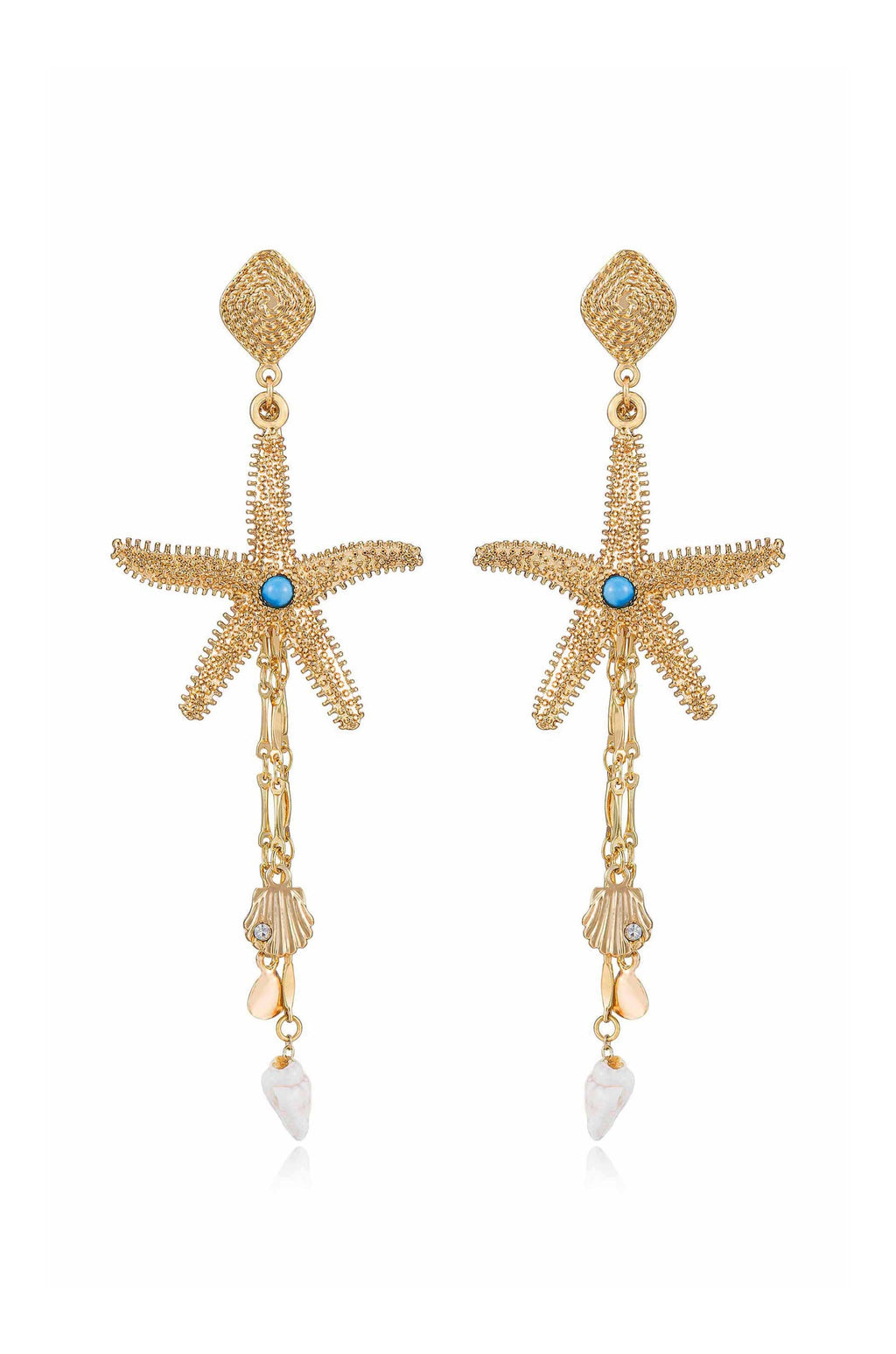 Starfish Seeker Drop Earrings