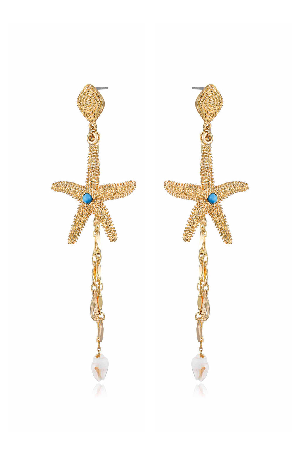 Starfish Seeker Drop Earrings