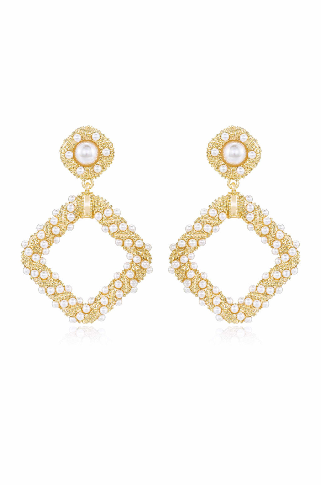 Pearl Knocker Earrings