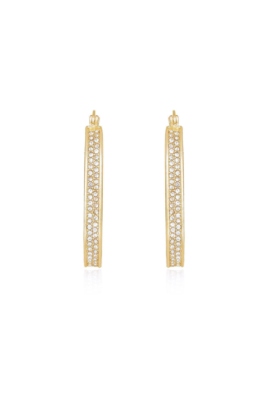 Crystal Spotlight Hoops