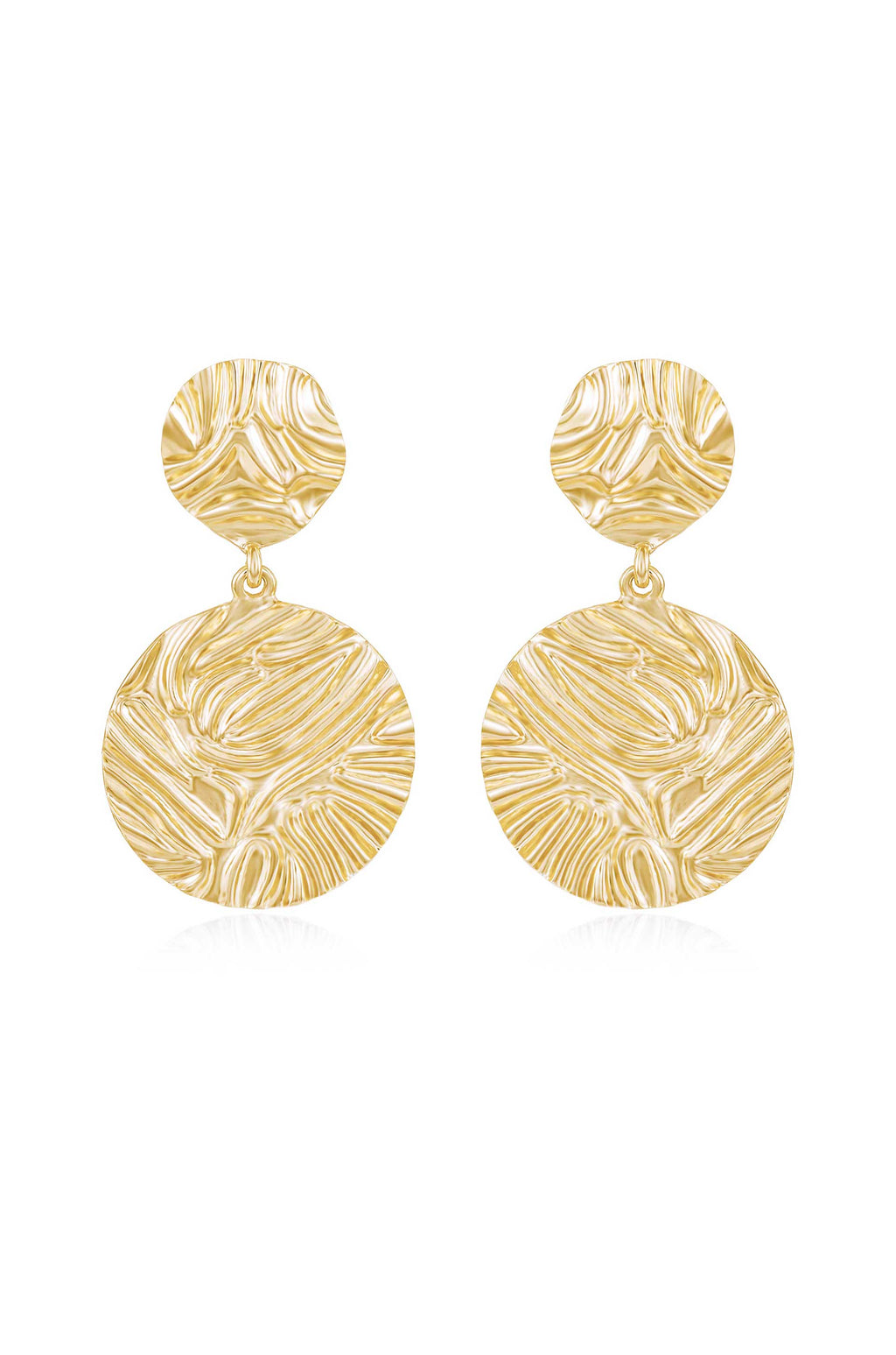 Textured Etching Earrings