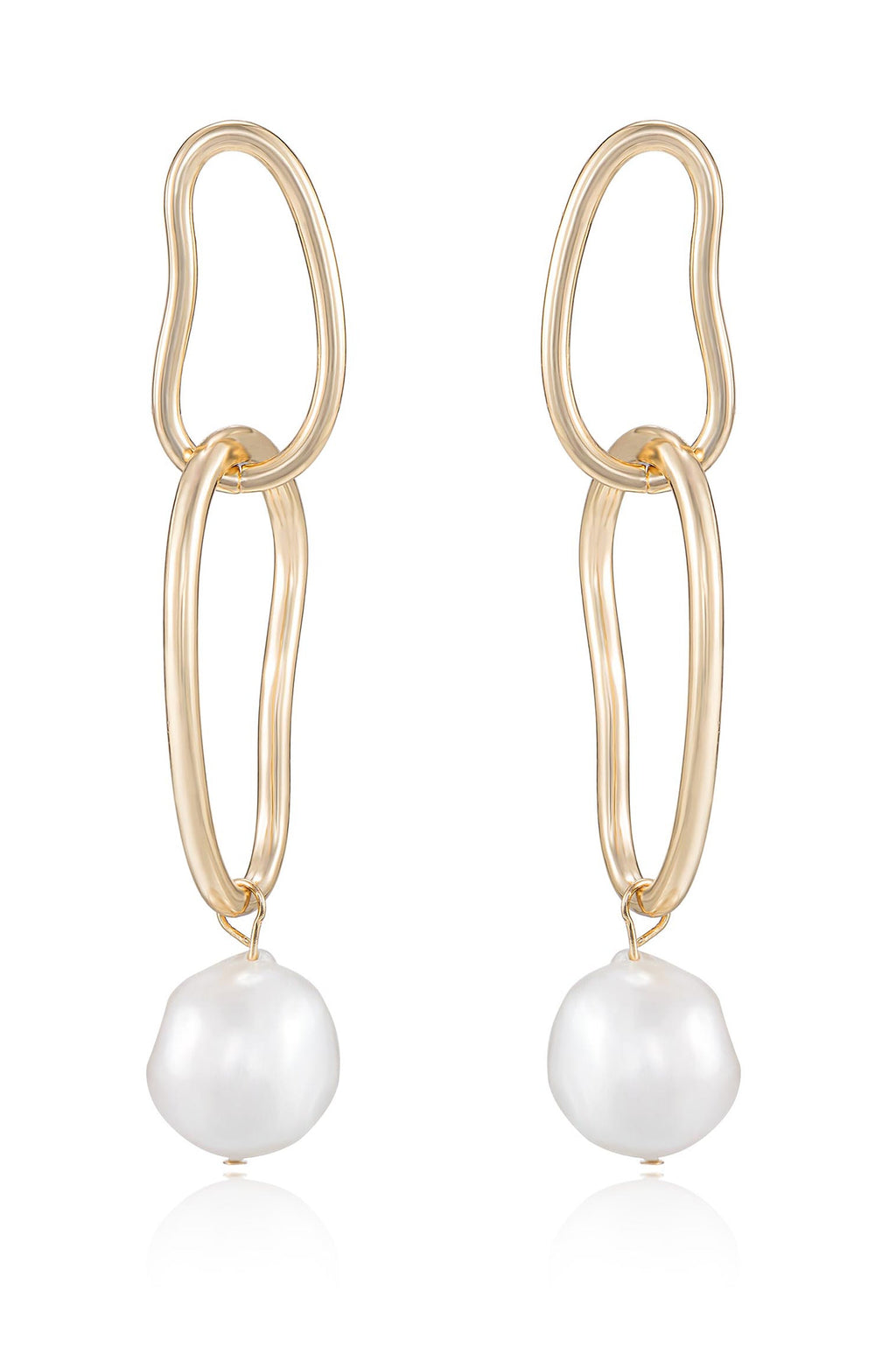 Mara Dangle Pearl Earrings