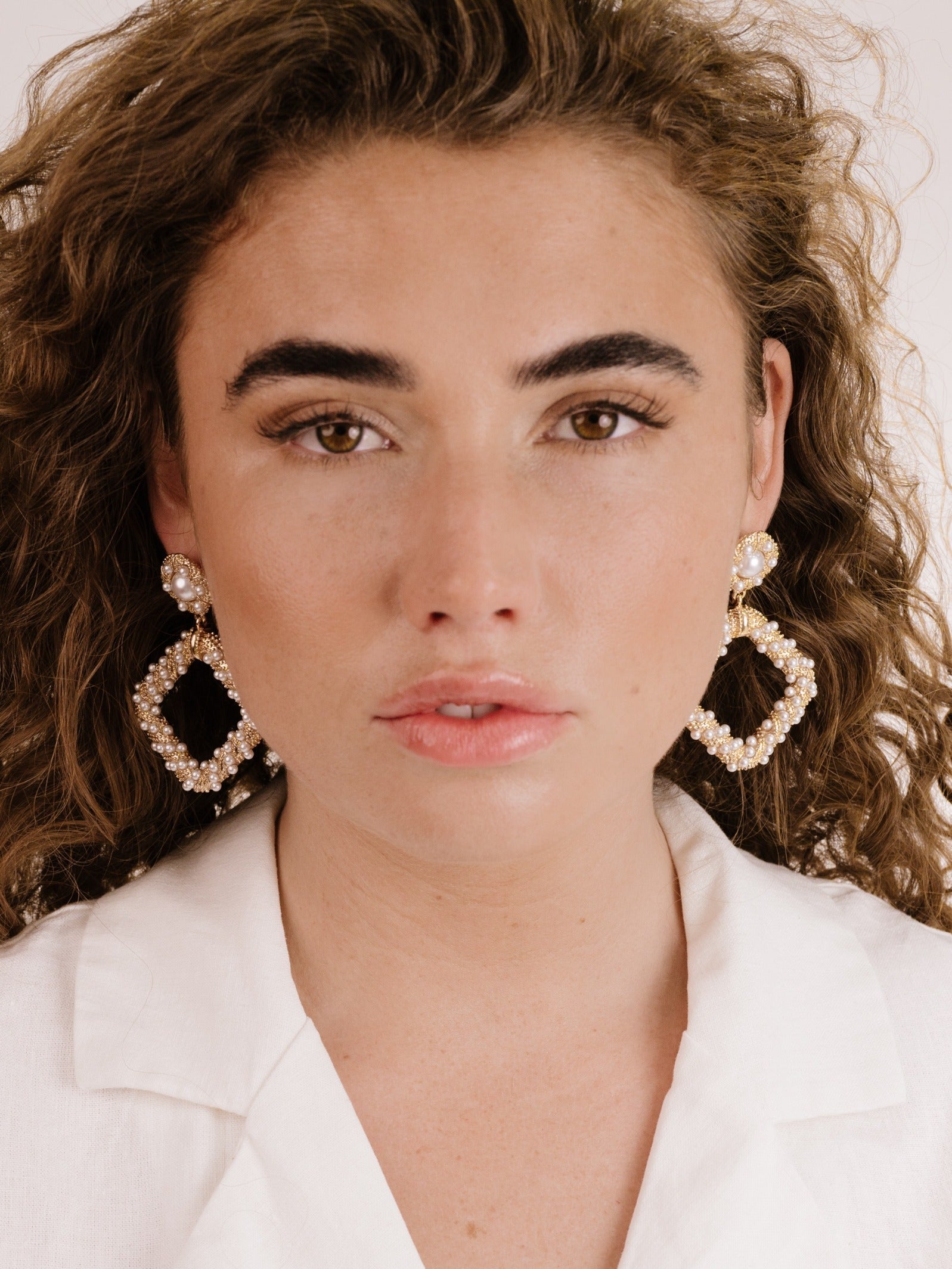 Pearl Knocker Earrings