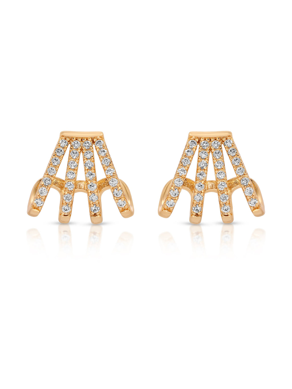 Glisten Wing Pavé Earrings