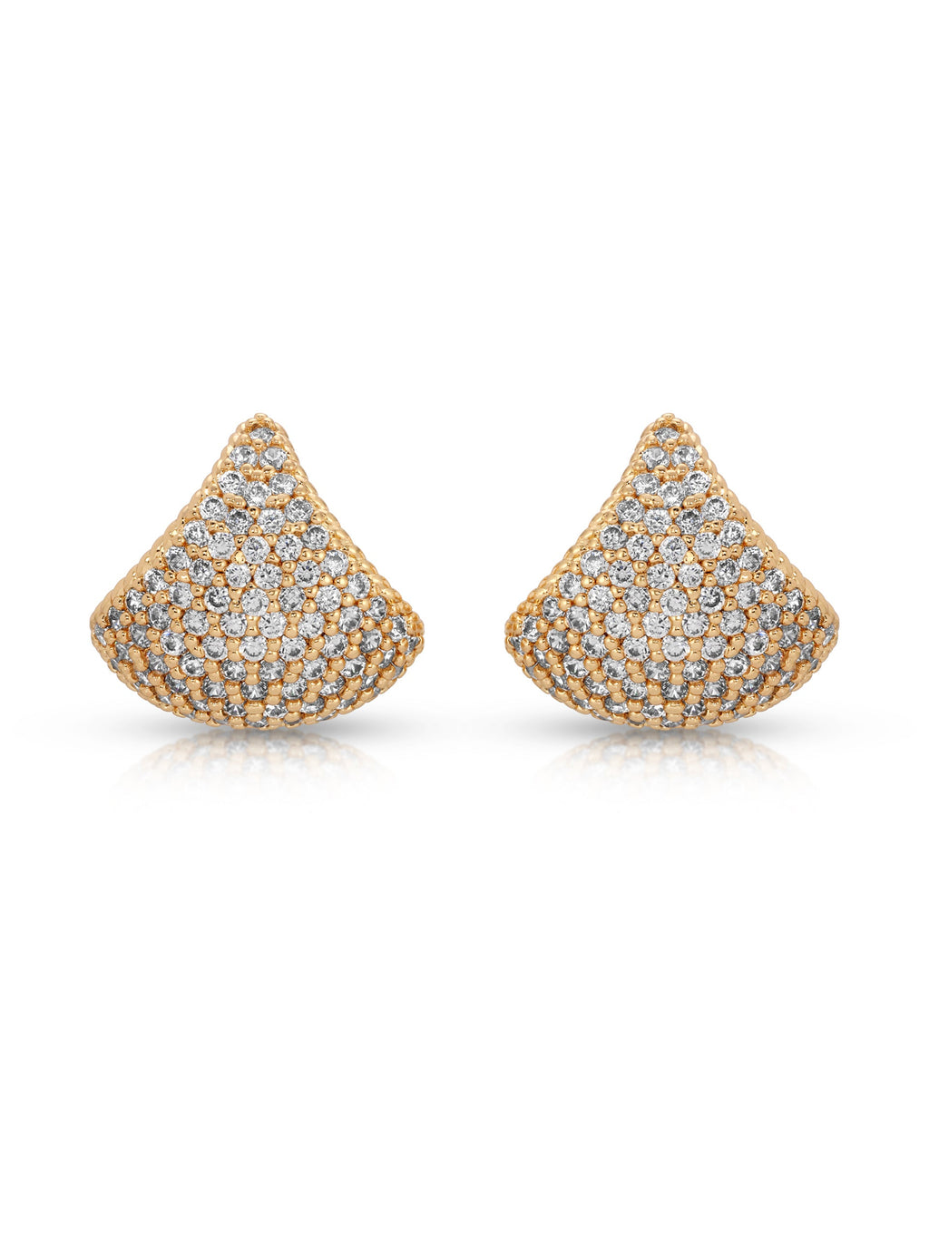Pavé Encrusted Huggie Hoops