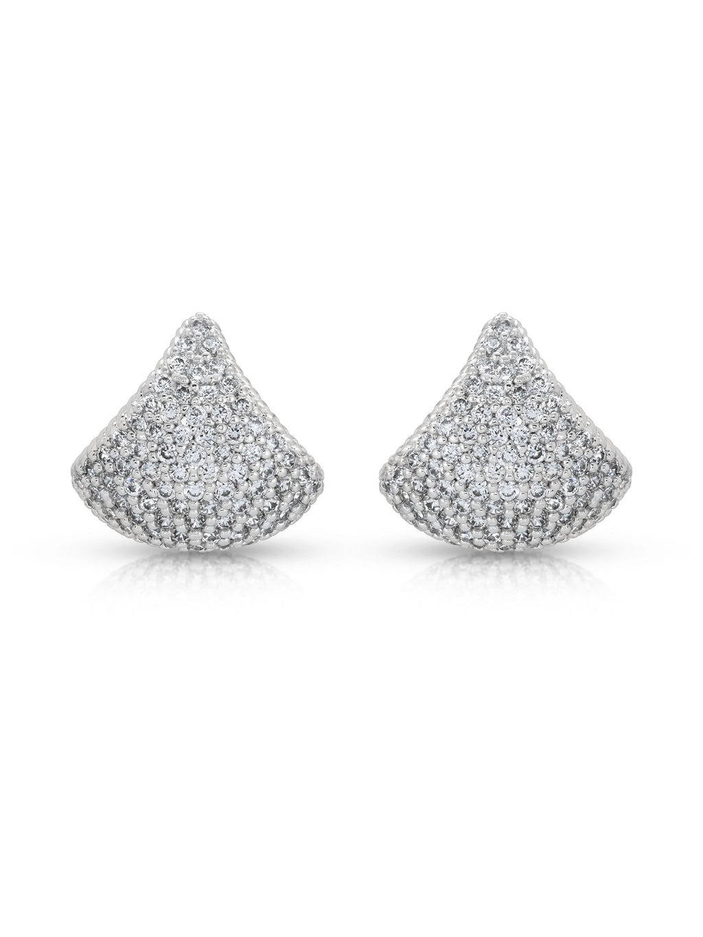 Pavé Encrusted Huggie Hoops