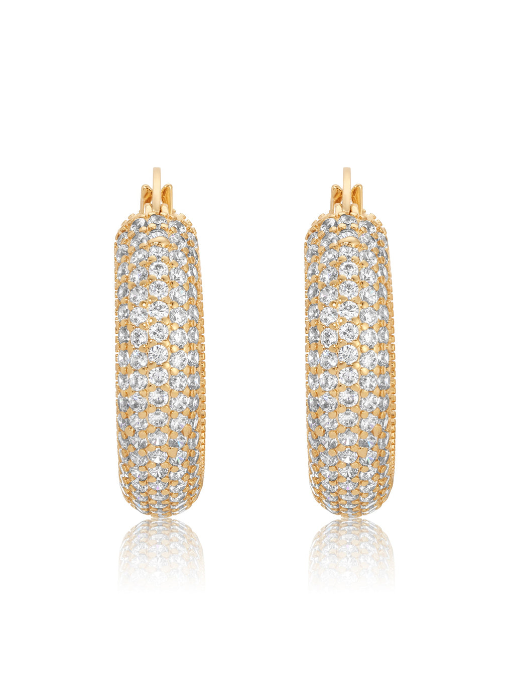 Sparkle Bits Mini Crystal Hoops