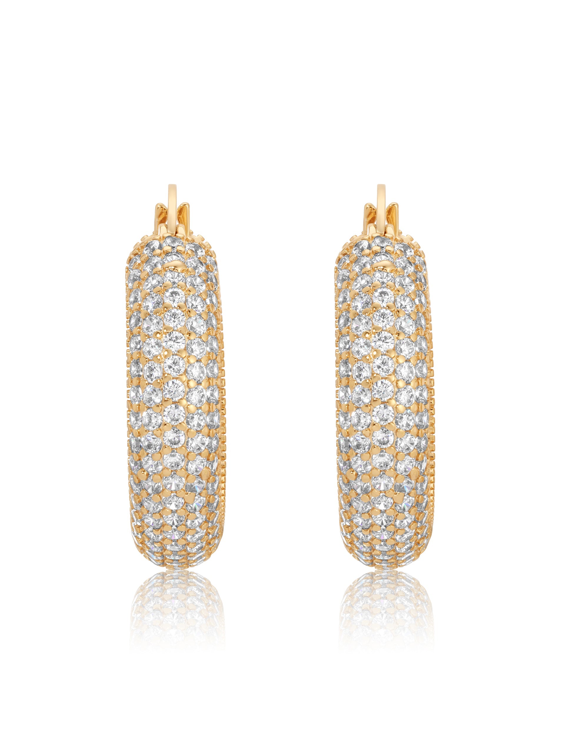Sparkle Bits Mini Crystal Hoops