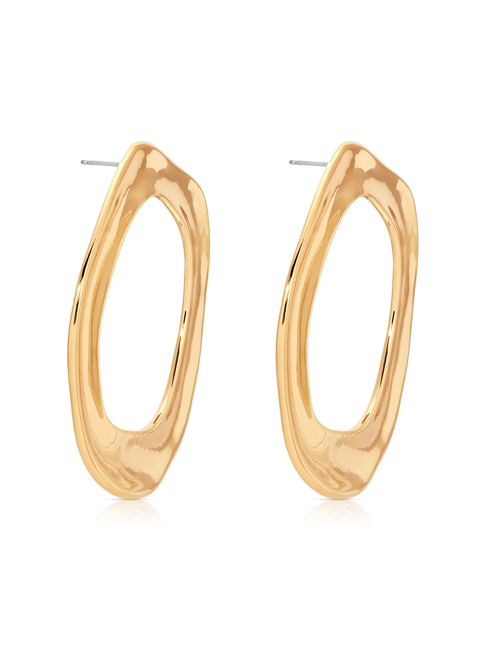 Open Circle Earrings