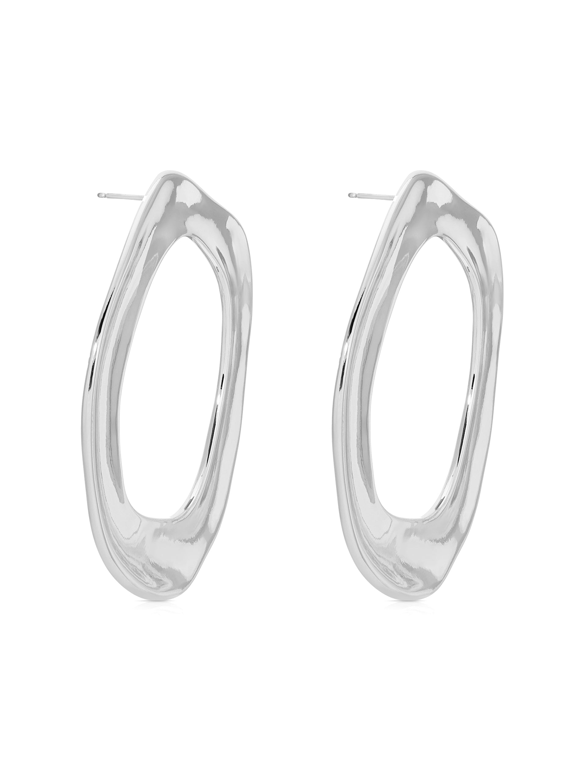 Open Circle Earrings