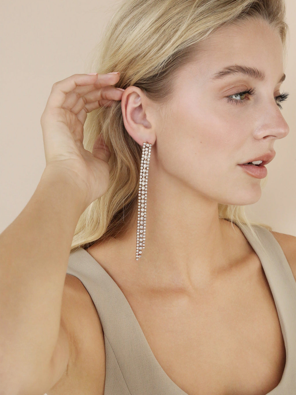 Your Moment Crystal Dangle Earrings