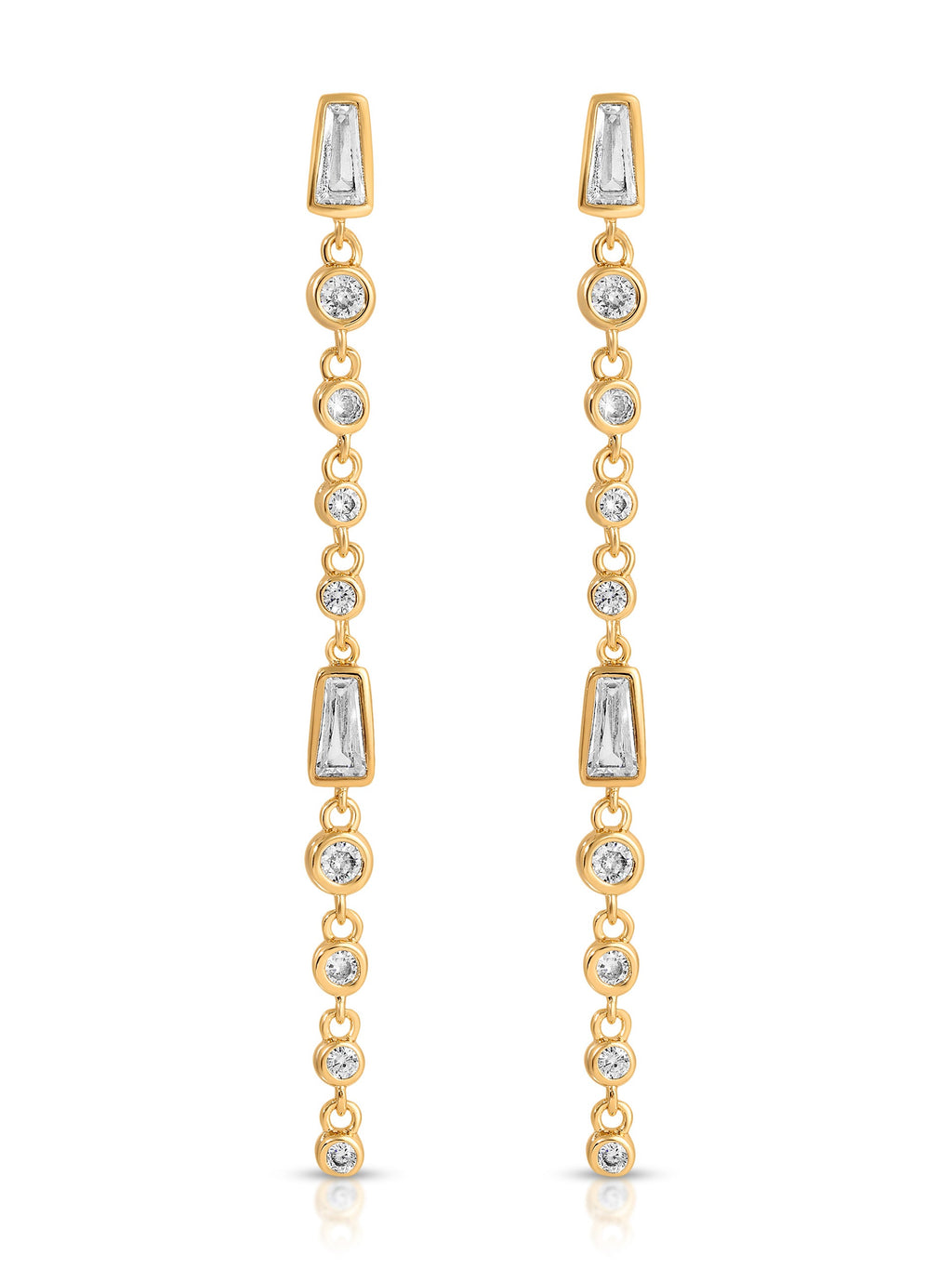 Crystal Linear Earrings