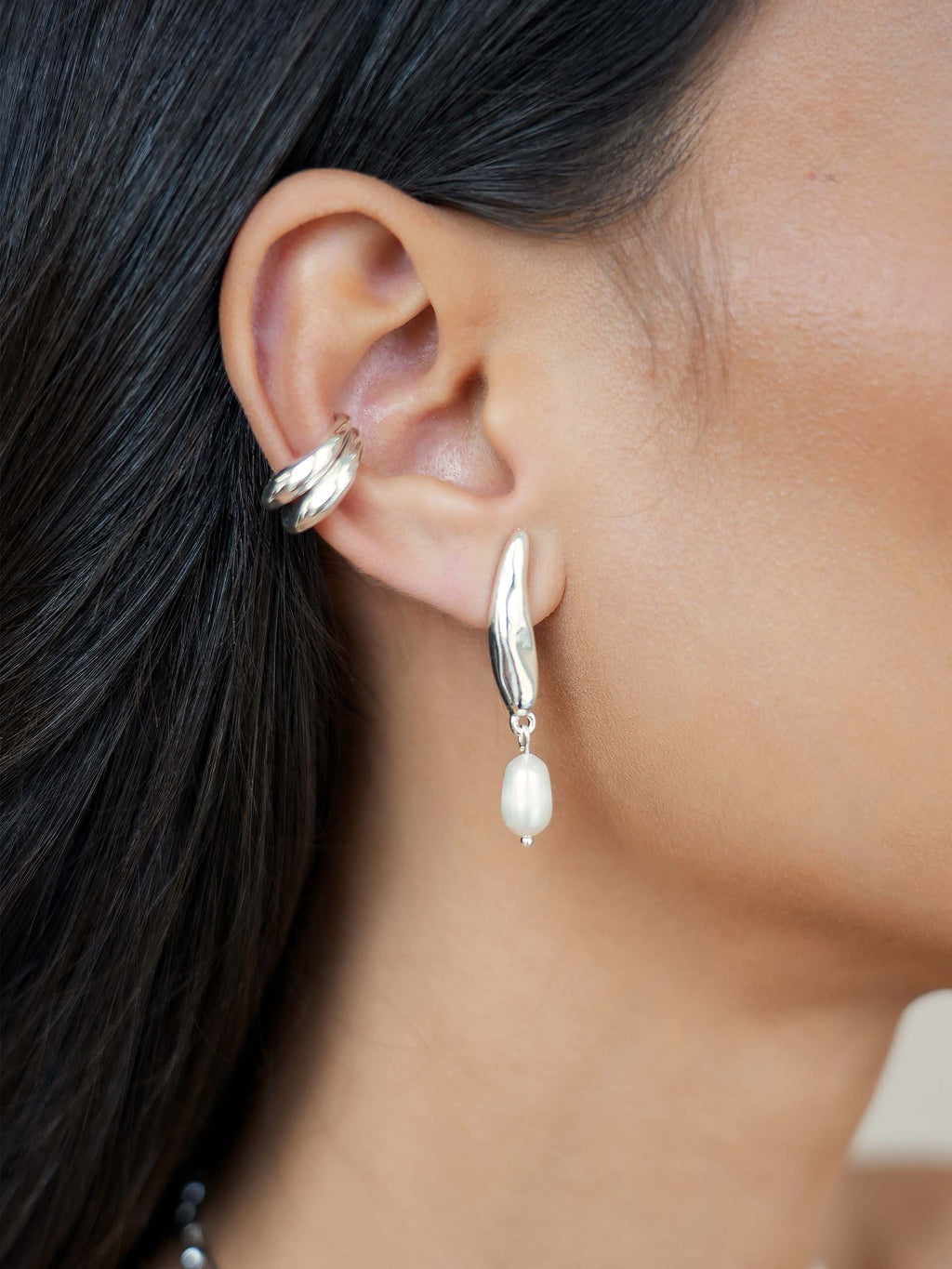 Liquid Luxe Pearl Earrings