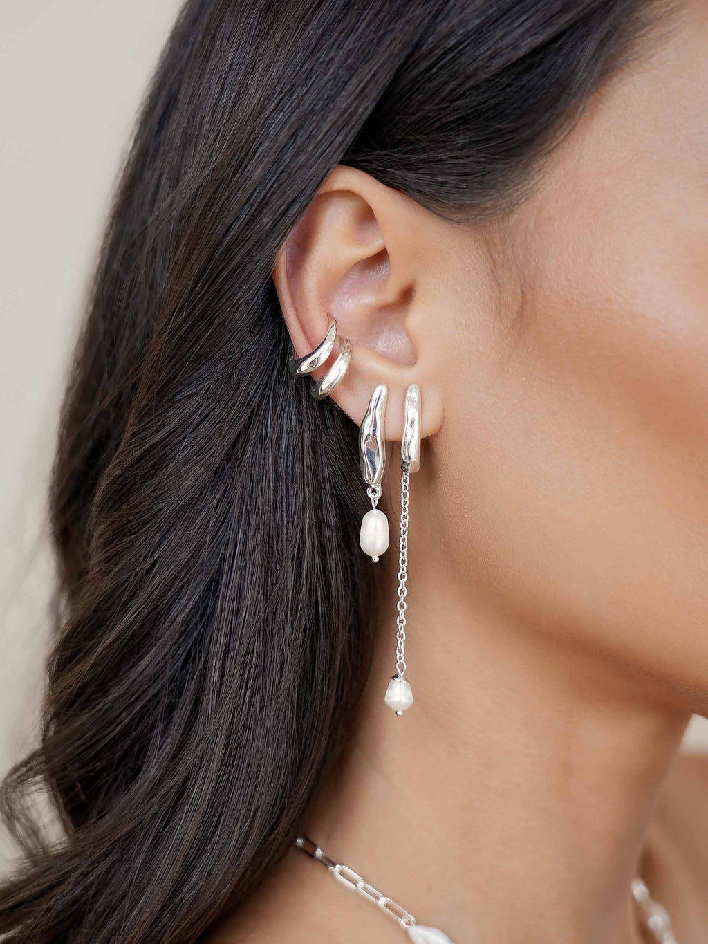 Liquid Luxe Pearl Earrings
