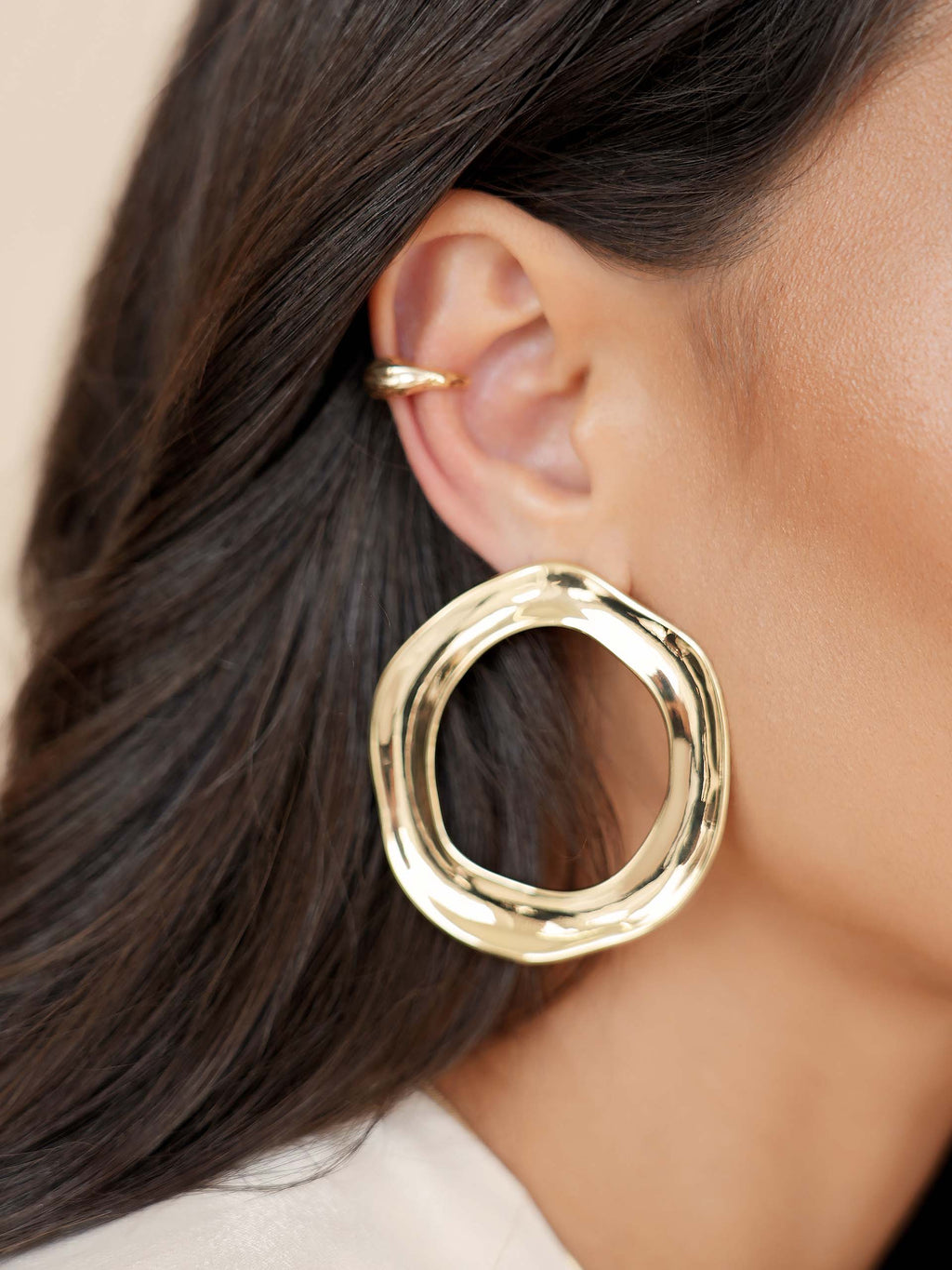 Open Circle Earrings